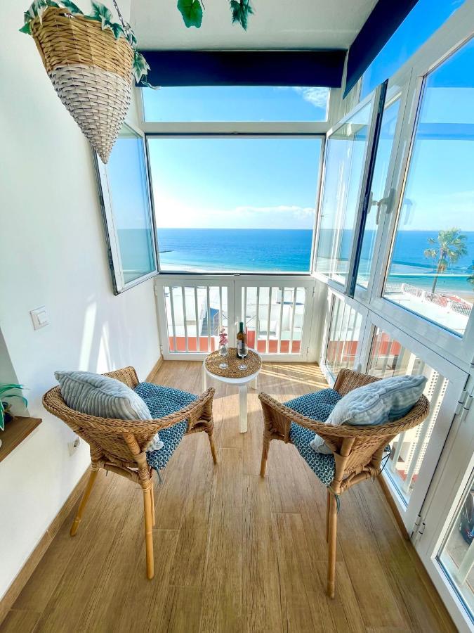 Gatu Casa Muse Junto A La Playa, Vista Al Mar, Aire Acc, Terraza, Wifi Y Chimenea " Preferente Mayores De 25 Anos Y Familias " エル・プエルト・デ・サンタ・マリア エクステリア 写真